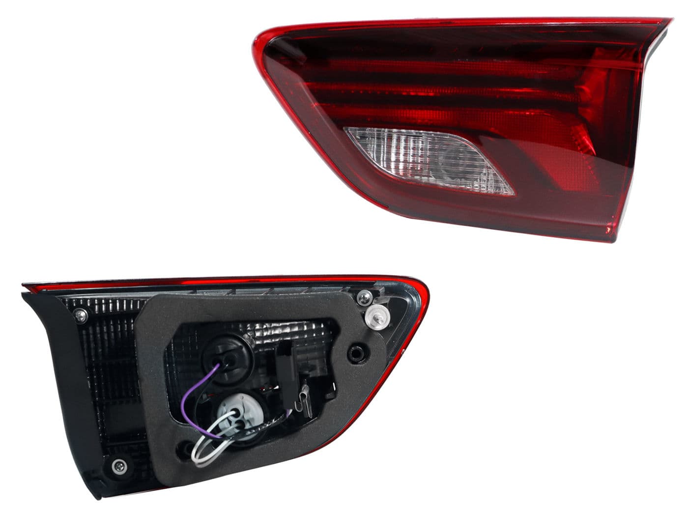 Calavera Derecha Interior Chevrolet ONIX 2020-2025 Con Arnés Rojo Blanco