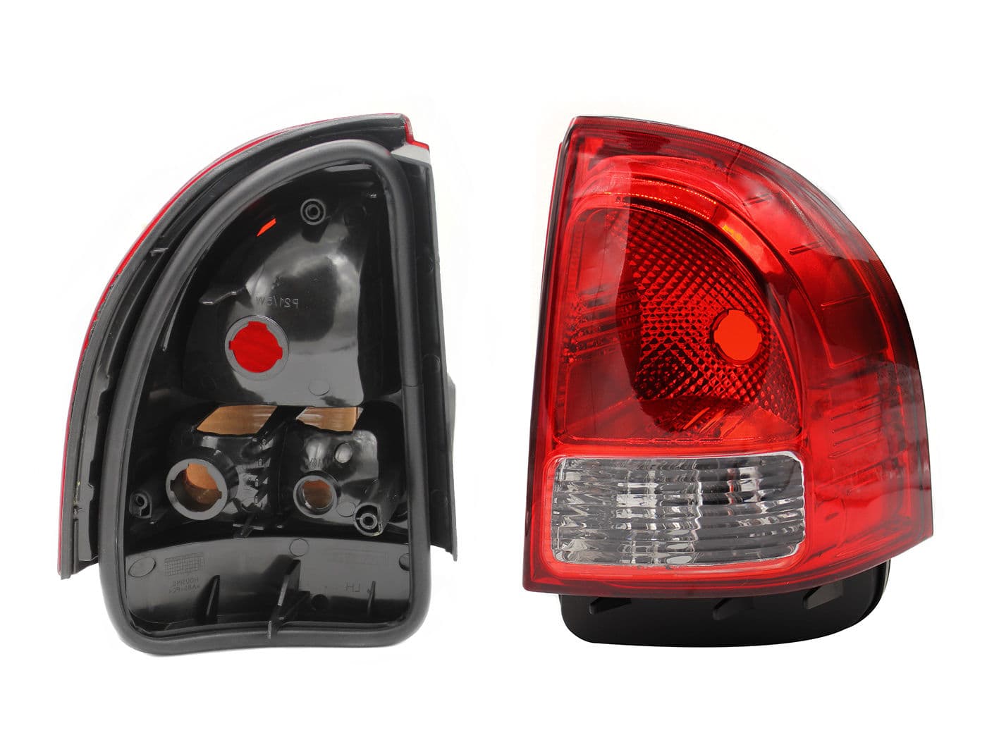 Calavera Derecha Chevrolet Chevy C-3 4 Puertas 2009-2012 Sin Arnés Rojo Blanco