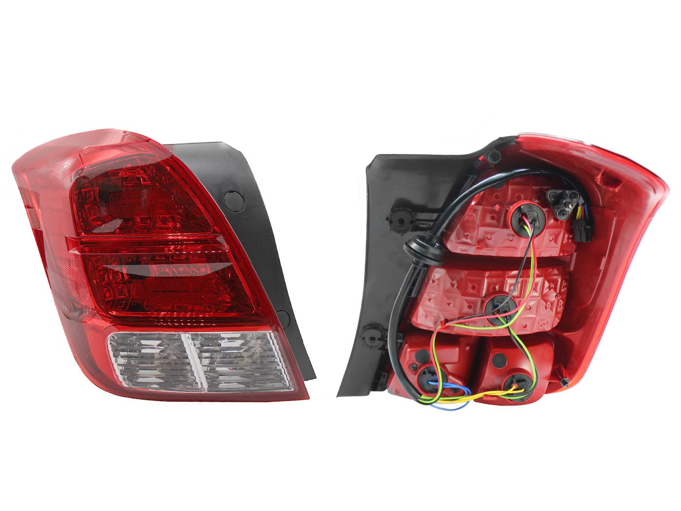 Calavera Izquierda Chevrolet TRAX 2013-2020 Sin Arnés Rojo Blanco