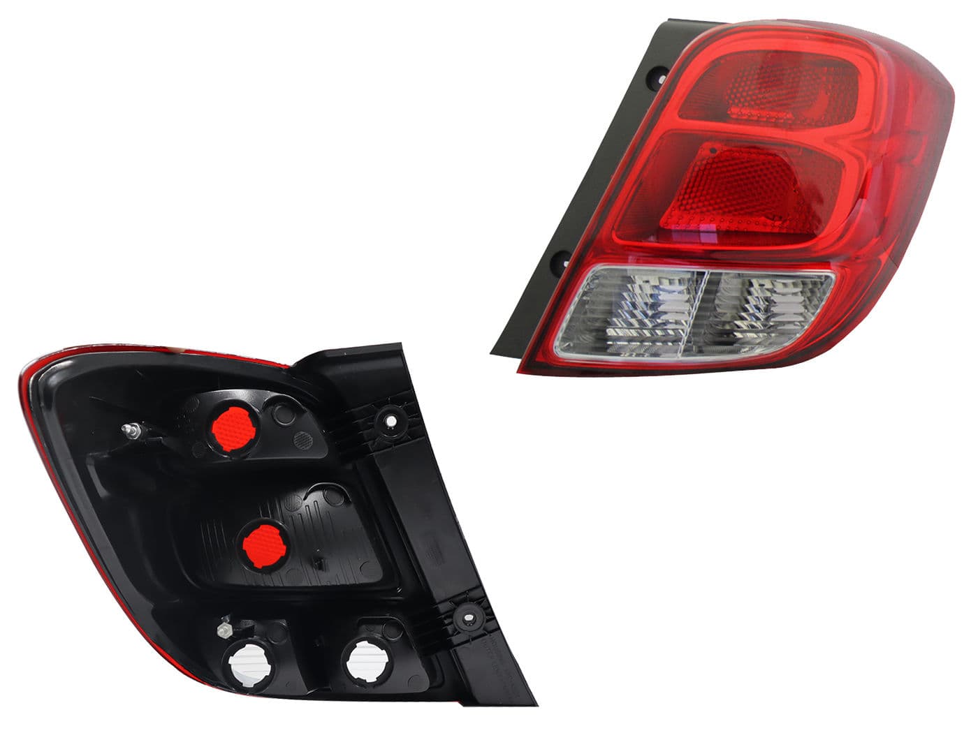 Calavera Derecha Chevrolet BEAT 4 Puertas 2018-2021 Sin Arnés Rojo Blanco