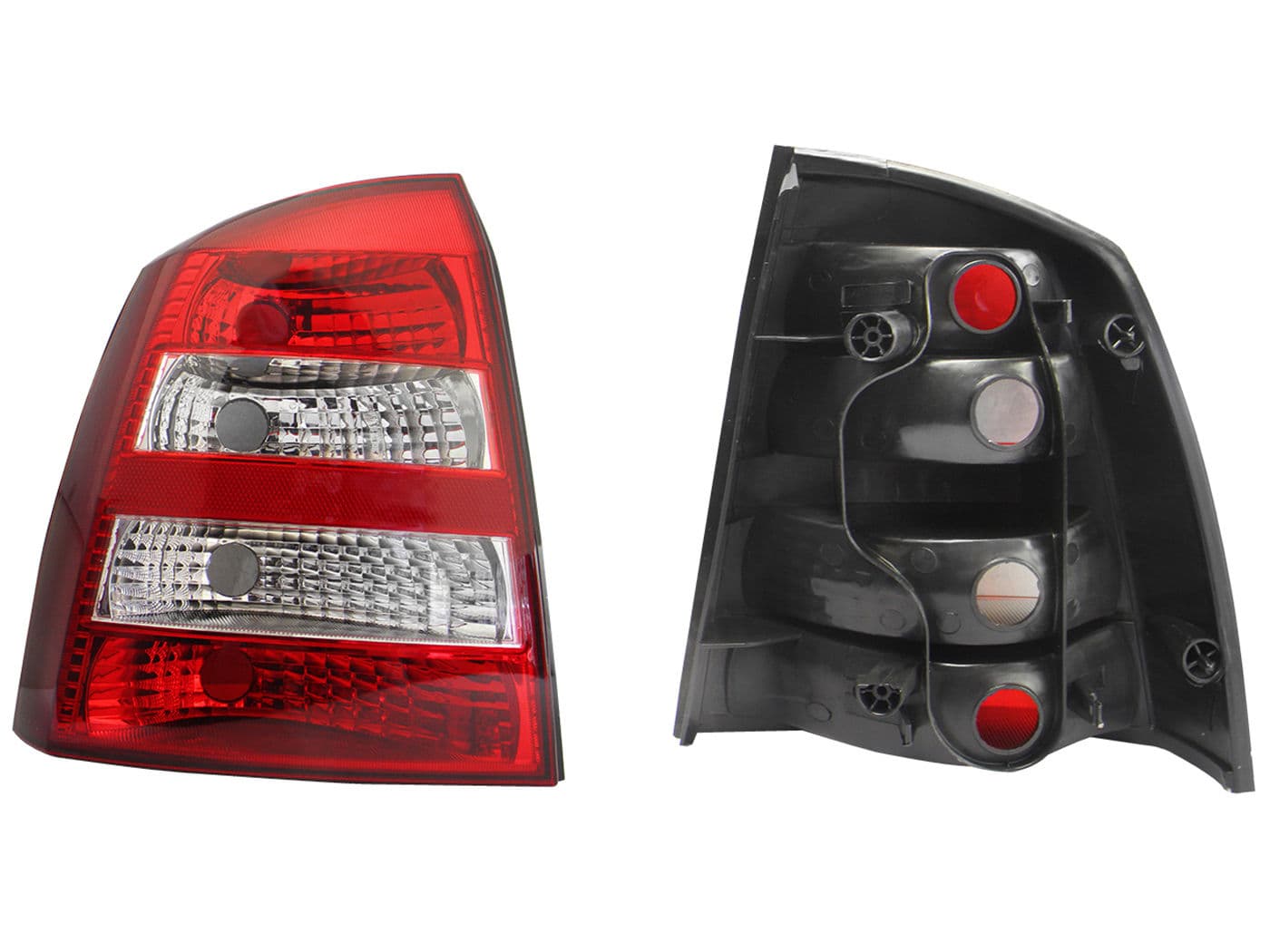 Calavera Izquierda Chevrolet Astra 4 Puertas 2004-2006 Sin Arnés Clara Rojo Blanco