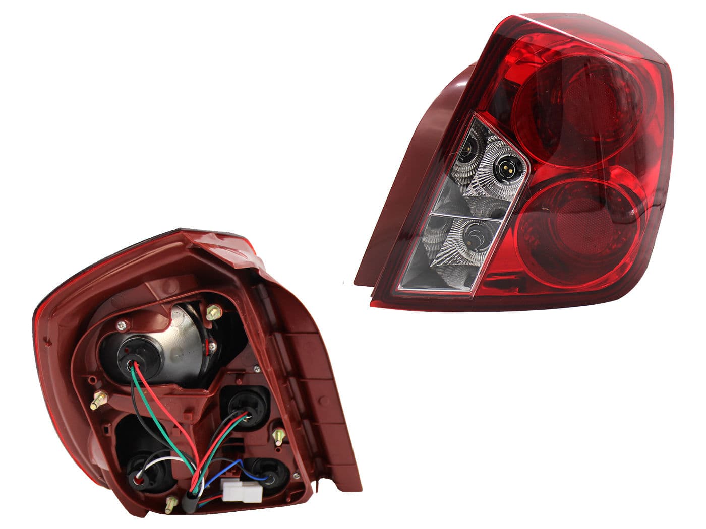 Calavera Derecha Chevrolet Optra 2006-2010 Con Arnés Rojo Blanco