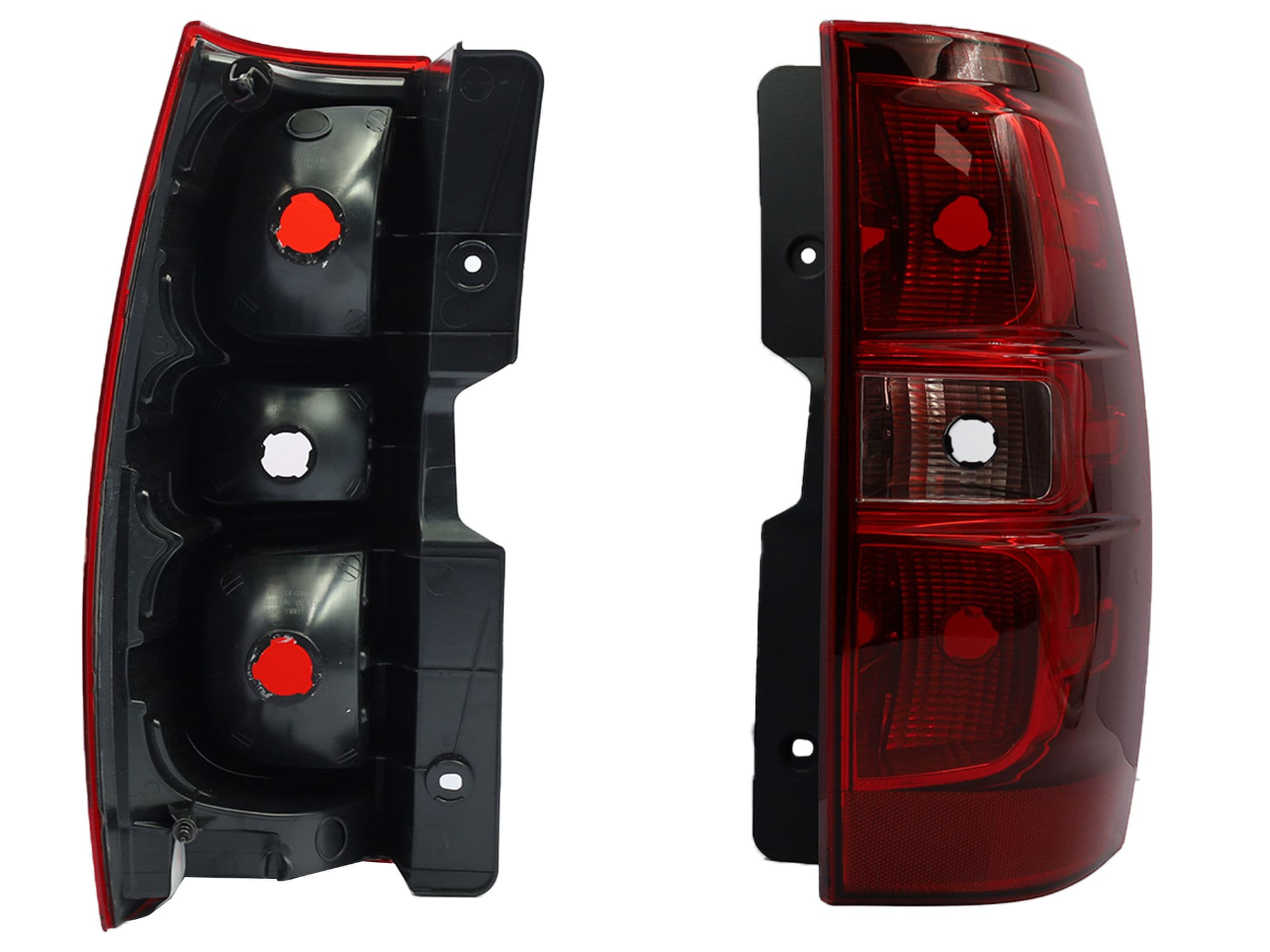 Calavera Derecha Chevrolet Suburban 2007-2014 Sin Arnés Rojo Blanco
