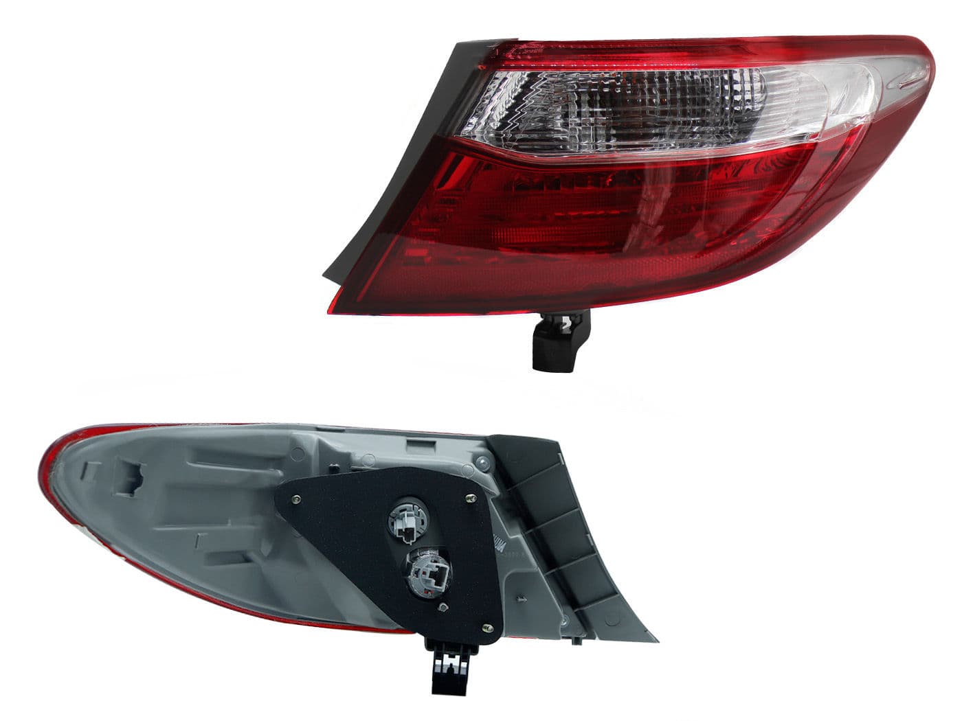 Calavera Derecha Exterior Toyota Camry 2015-2017 Con Arnés Clara Rojo Blanco