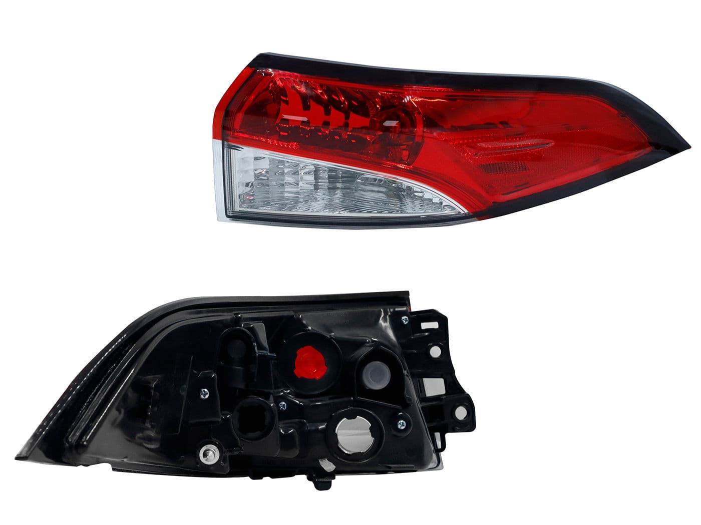 Calavera Derecha Exterior Toyota Corolla Base/le 2020-2025 Sin Arnés Rojo Blanco