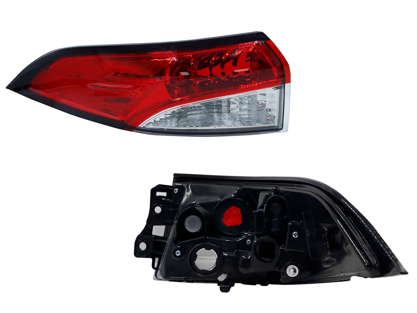 Calavera Izquierda Exterior Toyota Corolla Base/le 2020-2025 Sin Arnés Rojo Blanco