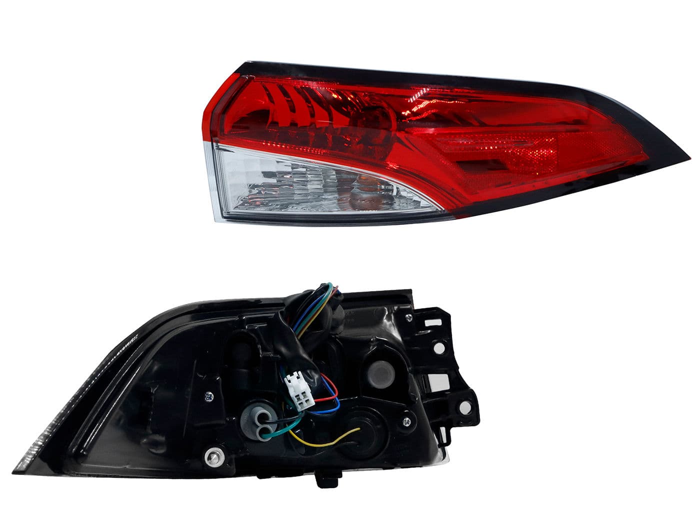 Calavera Derecha Exterior Toyota Corolla Xle/se 2020-2025 Con Arnés Con Led Rojo Blanco