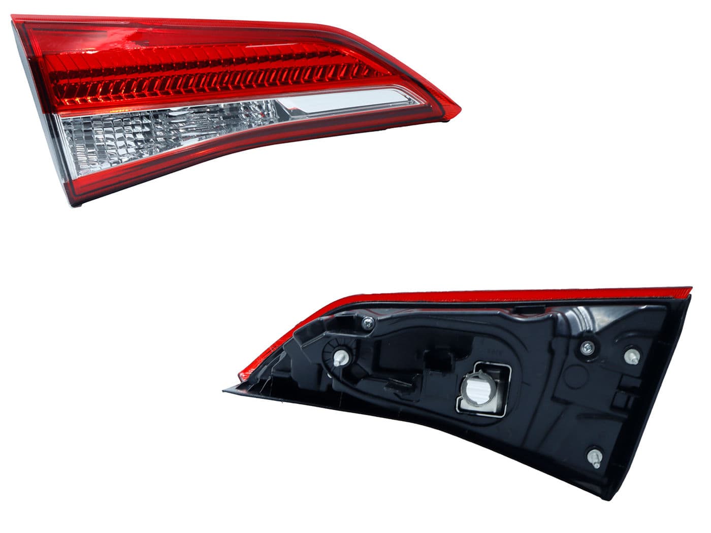 Calavera Izquierda Interior Toyota Yaris 4 Puertas 2018-2022 Sin Arnés Rojo Blanco
