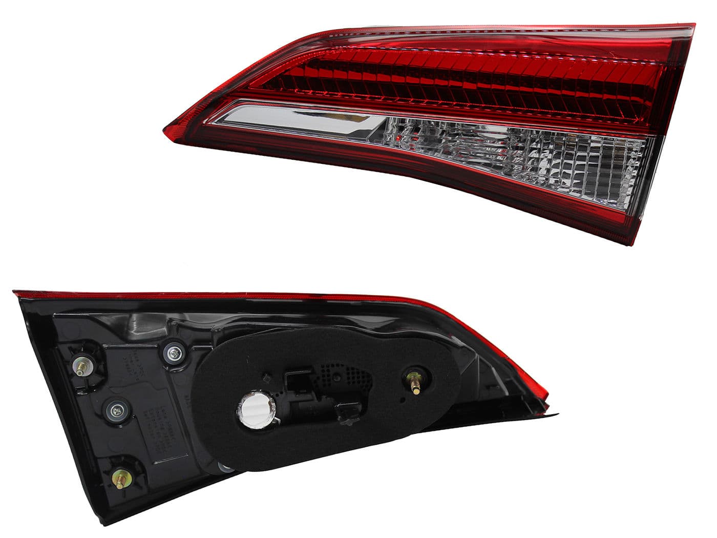 Calavera Derecha Interior Toyota Yaris 4 Puertas 2018-2022 Con Arnés Rojo Blanco