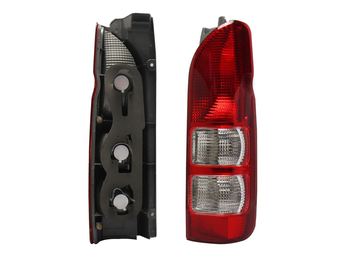 Calavera Derecha Toyota Hiace 2005-2013 Sin Arnés Clara Rojo Blanco