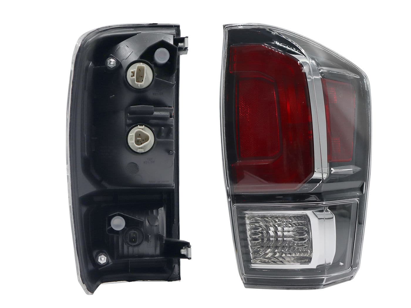 Calavera Derecha Toyota Tacoma 2019-2023 Sin Arnés Rojo Blanco