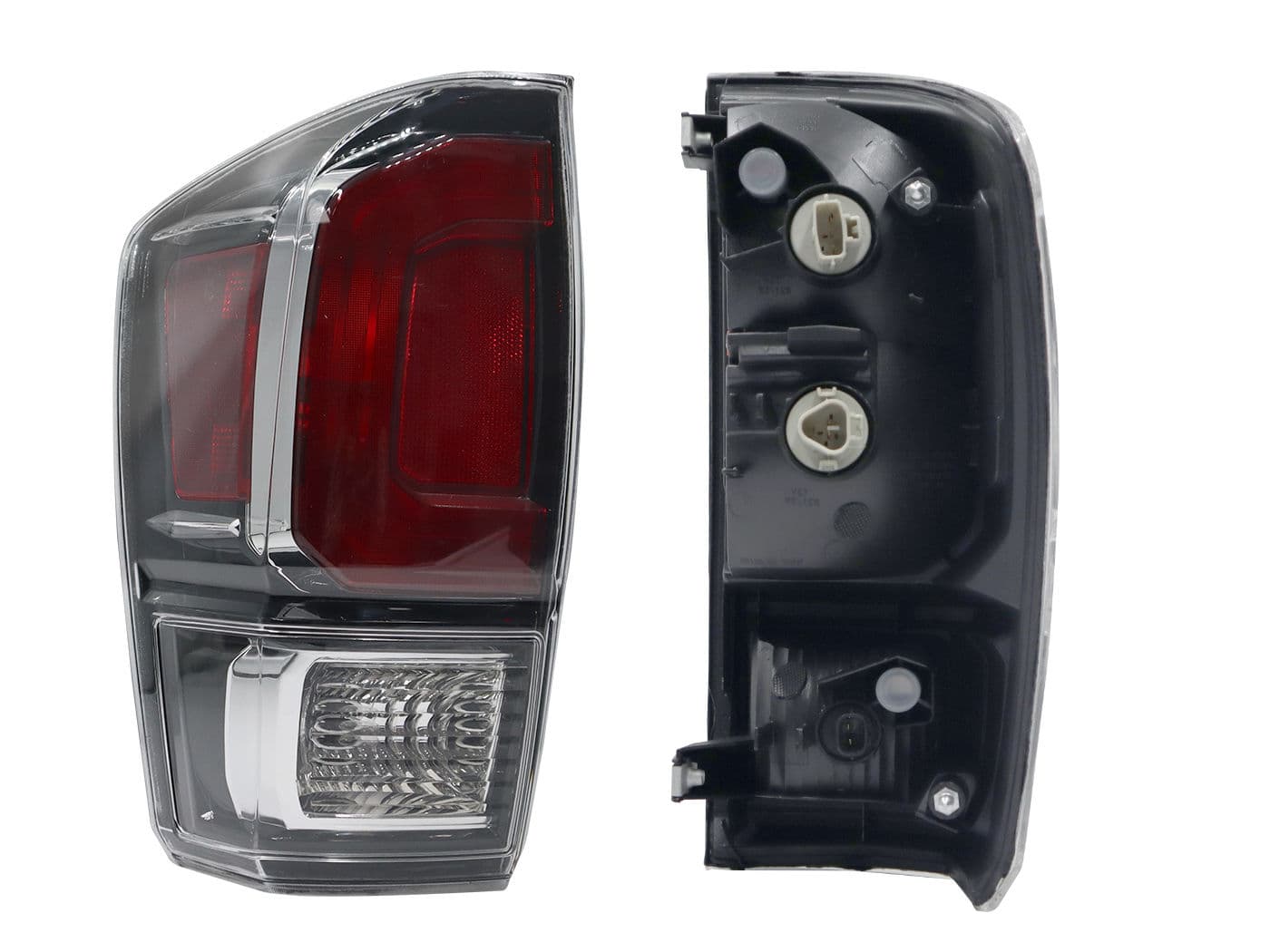 Calavera Izquierda Toyota Tacoma 2019-2023 Sin Arnés Rojo Blanco