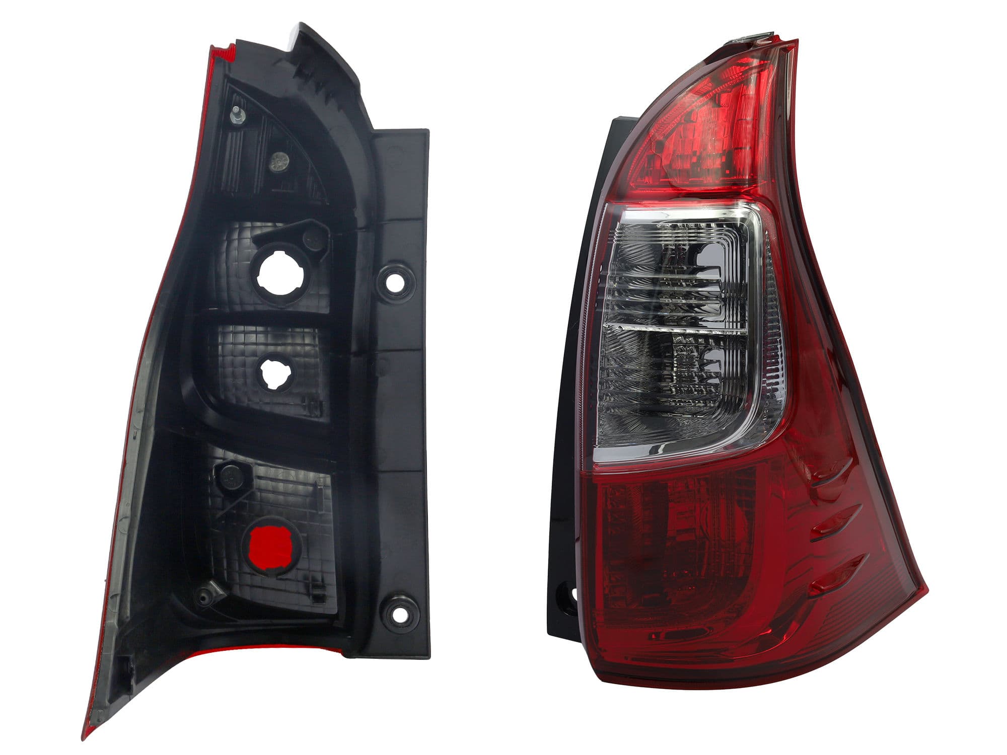 Calavera Derecha Toyota Avanza 2016-2019 Sin Arnés Clara Rojo Blanco
