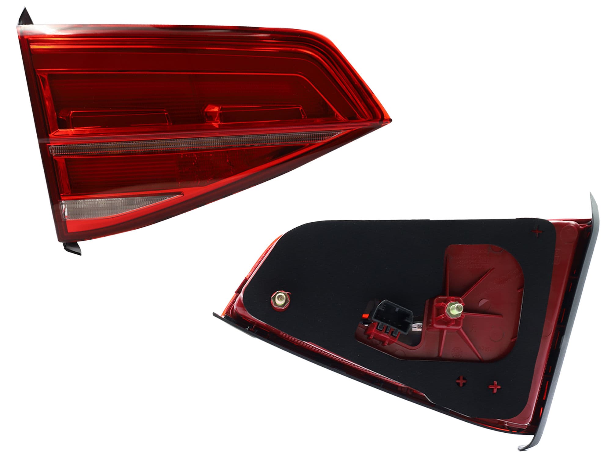 Calavera Izquierda Interior Volkswagen Jetta A6 GLI 2015-2018 Sin Arnés Con Led Clara Rojo Blanco