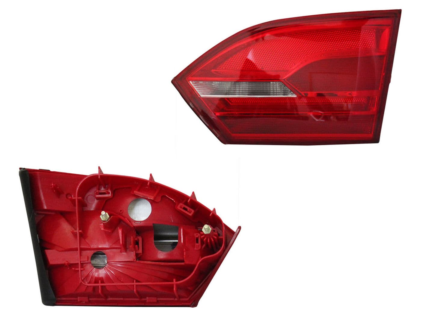 Calavera Derecha Interior Volkswagen Jetta A6 Bicentenario 2010-2014 Sin Arnés Clara Rojo Blanco