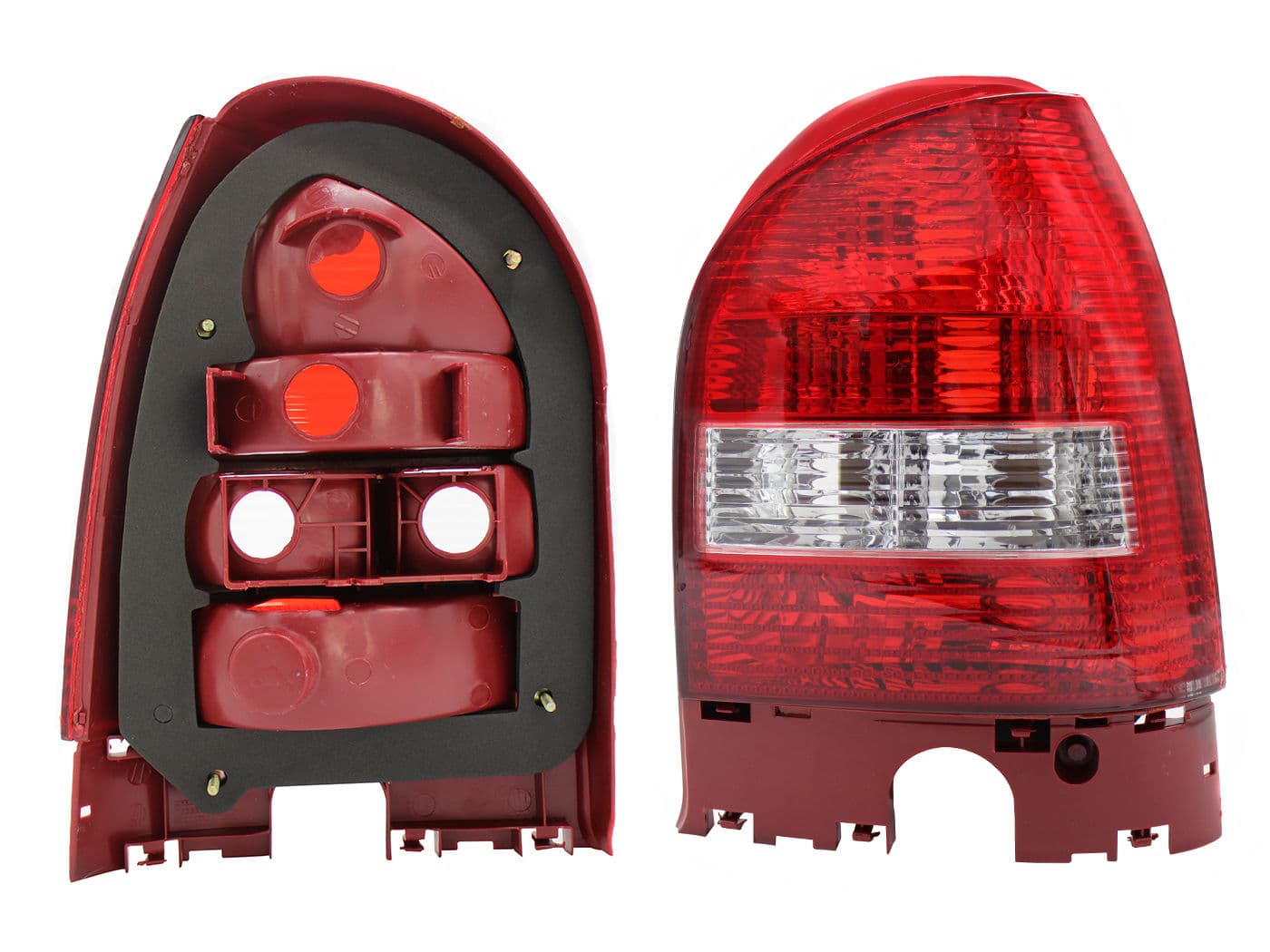 Calavera Derecha Volkswagen Pointer 3- 5 Puertas 2000-2005 Sin Arnés Clara Rojo Blanco