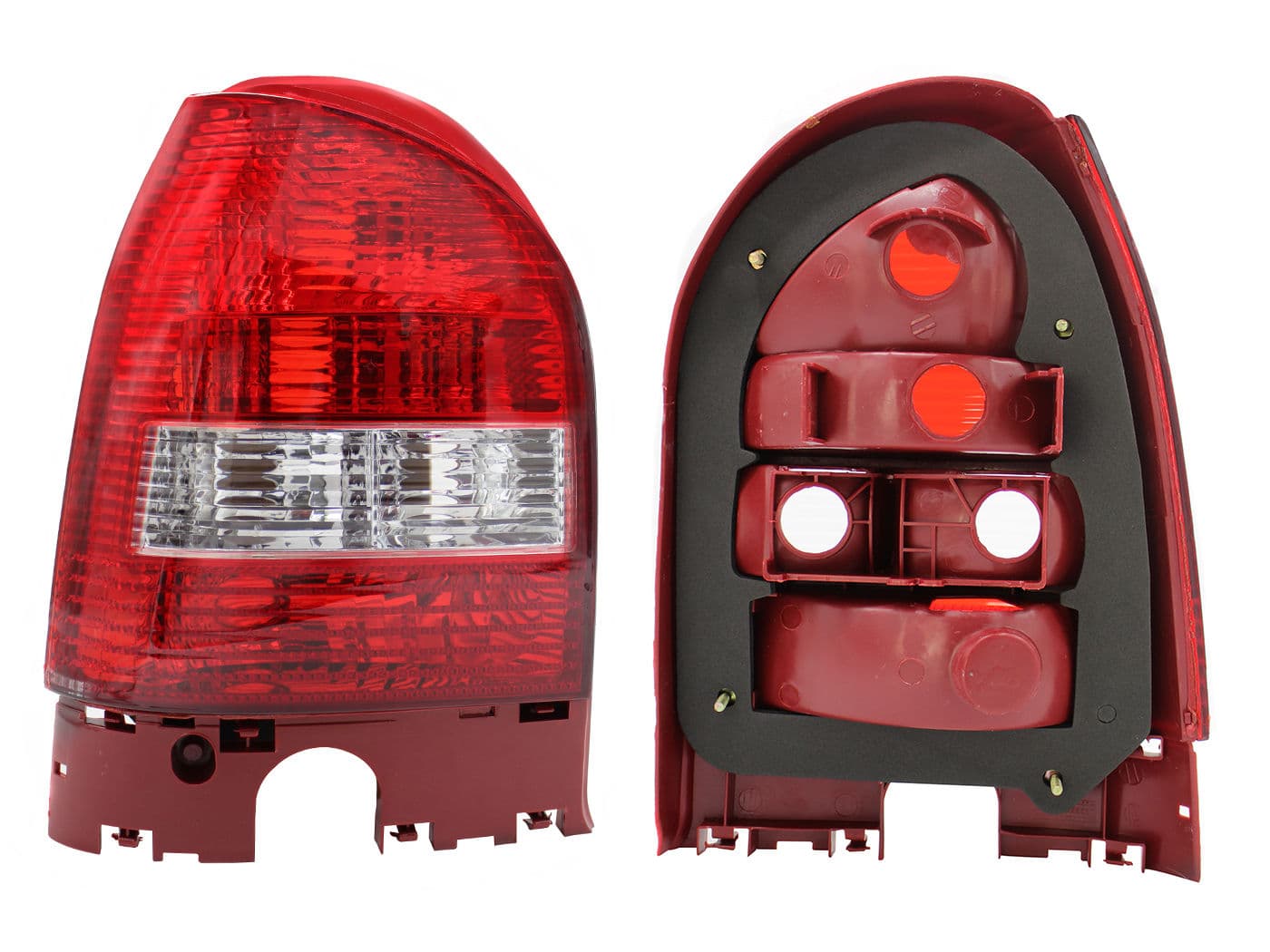 Calavera Izquierda Volkswagen Pointer 3- 5 Puertas 2000-2005 Sin Arnés Clara Rojo Blanco