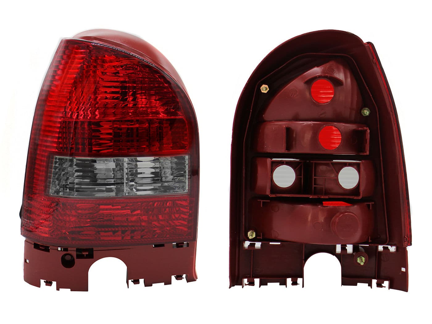 Calavera Izquierda Volkswagen Pointer 3- 5 Puertas 2000-2005 Sin Arnés Oscura Ahumado Rojo Blanco