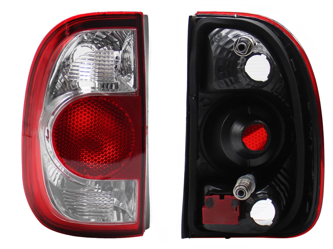 Calavera Izquierda Volkswagen Pointer Pick-up 2006-2009 Sin Arnés Clara Rojo Blanco