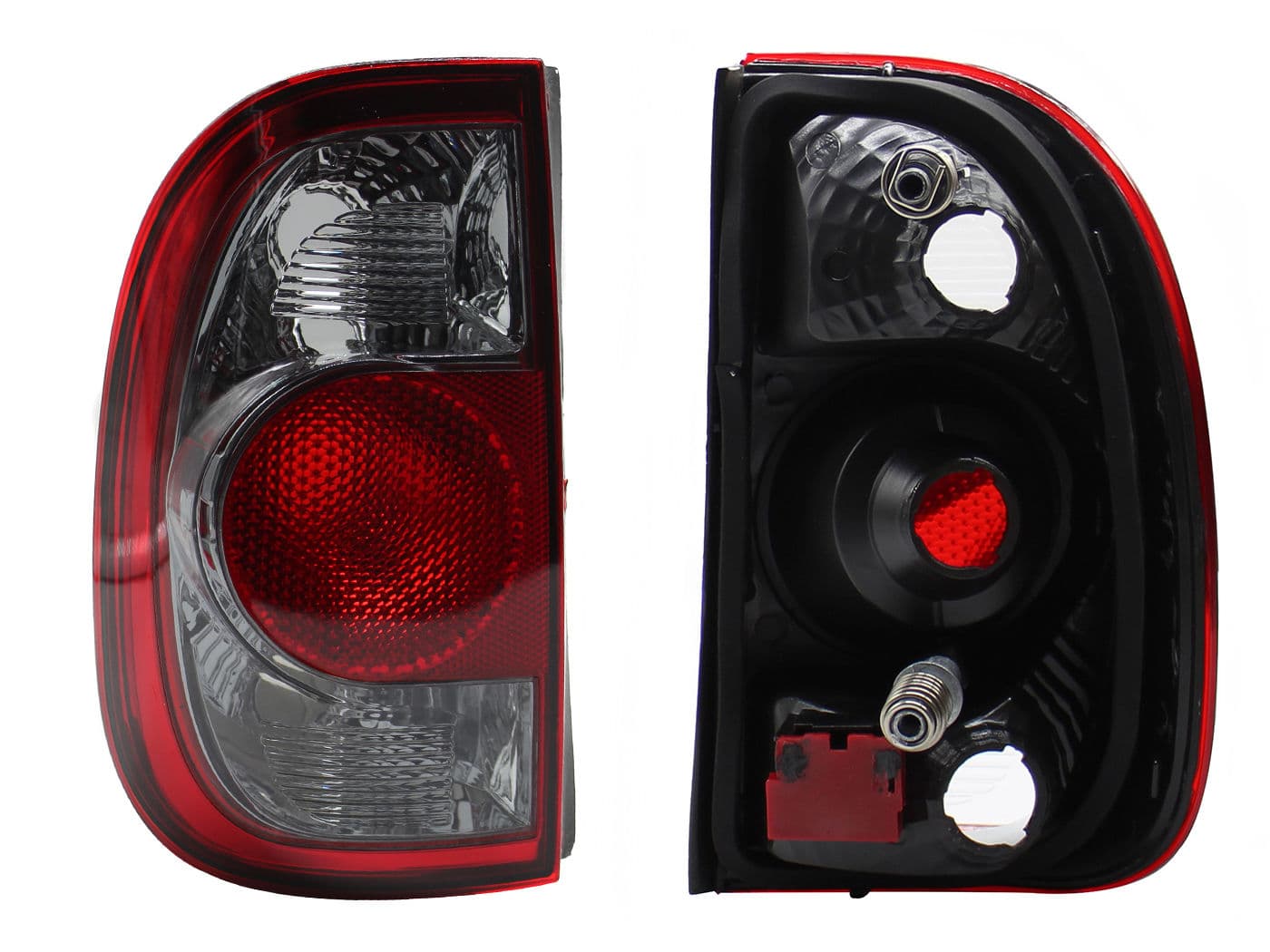 Calavera Izquierda Volkswagen Pointer Pick-up 2006-2009 Sin Arnés Oscura Ahumado Rojo Blanco