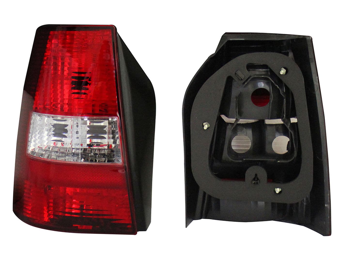 Calavera Izquierda Volkswagen Pointer Vagoneta 2004-2005 Sin Arnés Clara Rojo Blanco