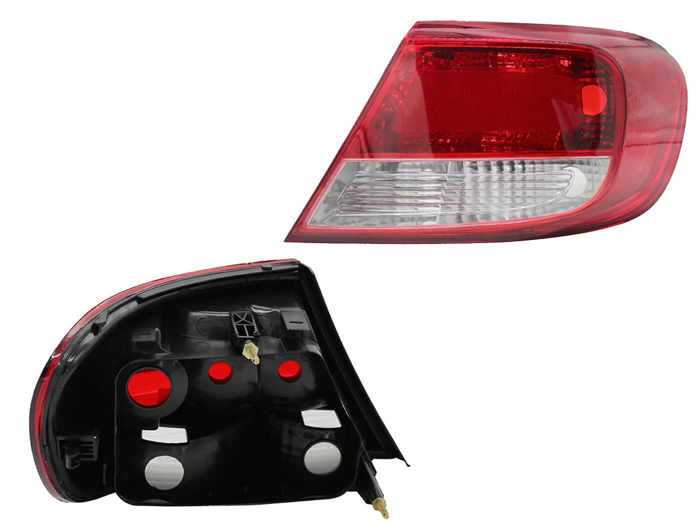 Calavera Derecha Volkswagen GOL 5 Puertas 2008-2012 Sin Arnés Clara Rojo Blanco