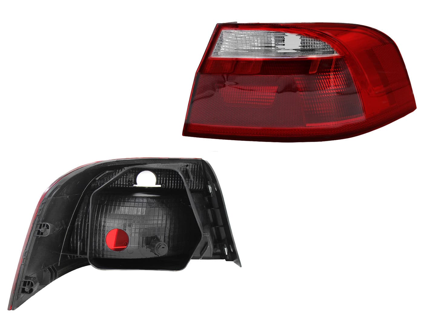 Calavera Derecha Exterior Volkswagen GOL 4 Puertas 2013-2019 Sin Arnés Clara Rojo Blanco