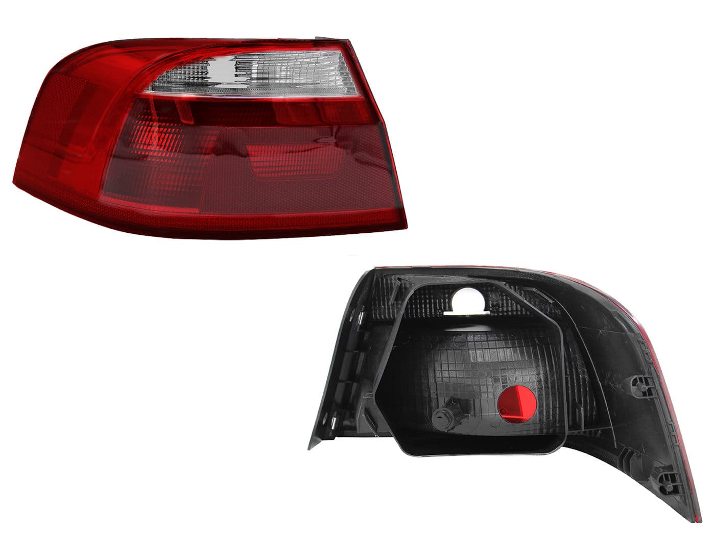 Calavera Izquierda Exterior Volkswagen GOL 4 Puertas 2013-2019 Sin Arnés Clara Rojo Blanco