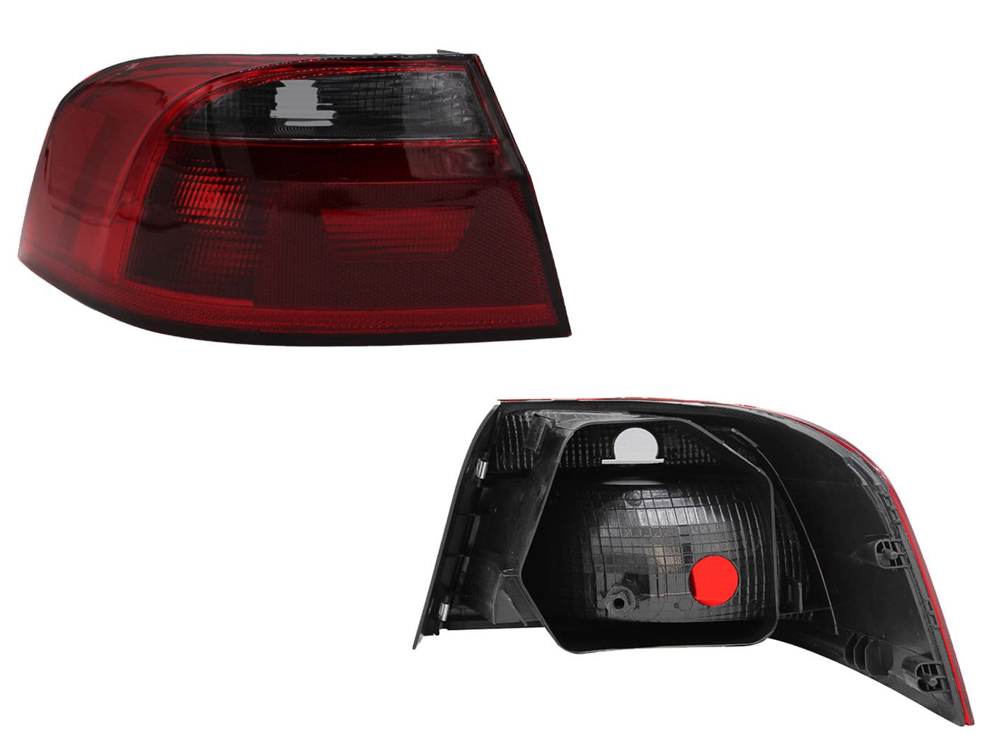 Calavera Izquierda Exterior Volkswagen GOL 4 Puertas 2013-2019 Sin Arnés Oscura Ahumado Rojo