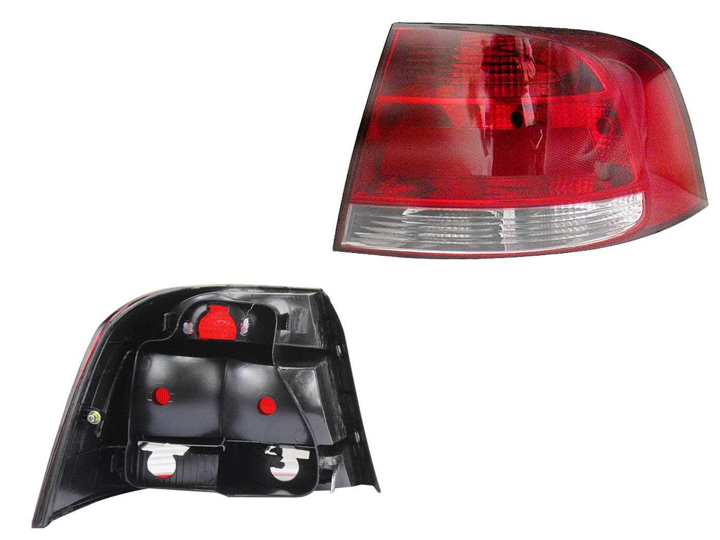 Calavera Derecha Volkswagen GOL 4 Puertas 2008-2012 Sin Arnés Clara Rojo Blanco