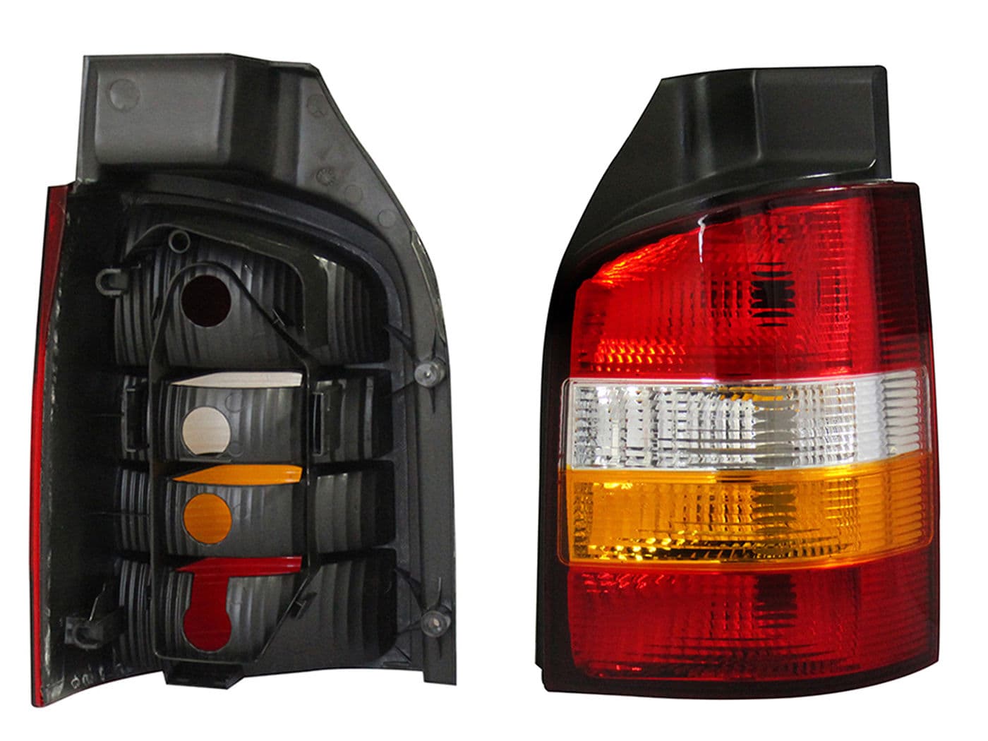 Calavera Derecha Volkswagen Eurovan Diesel 2005-2010 Sin Arnés Rojo Blanco Ámbar