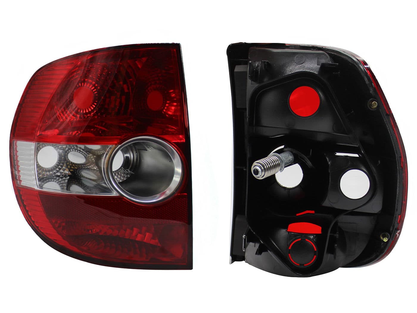 Calavera Izquierda Volkswagen LUPO 2004-2009 Sin Arnés Rojo Blanco