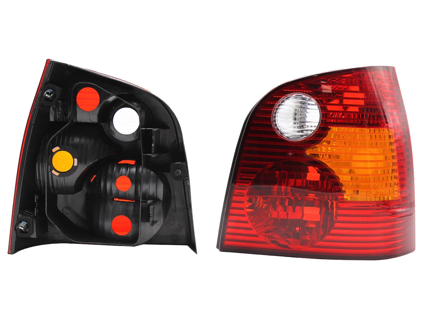 Calavera Derecha Volkswagen POLO 5 Puertas 2003-2007 Sin Arnés Rojo Blanco Ámbar