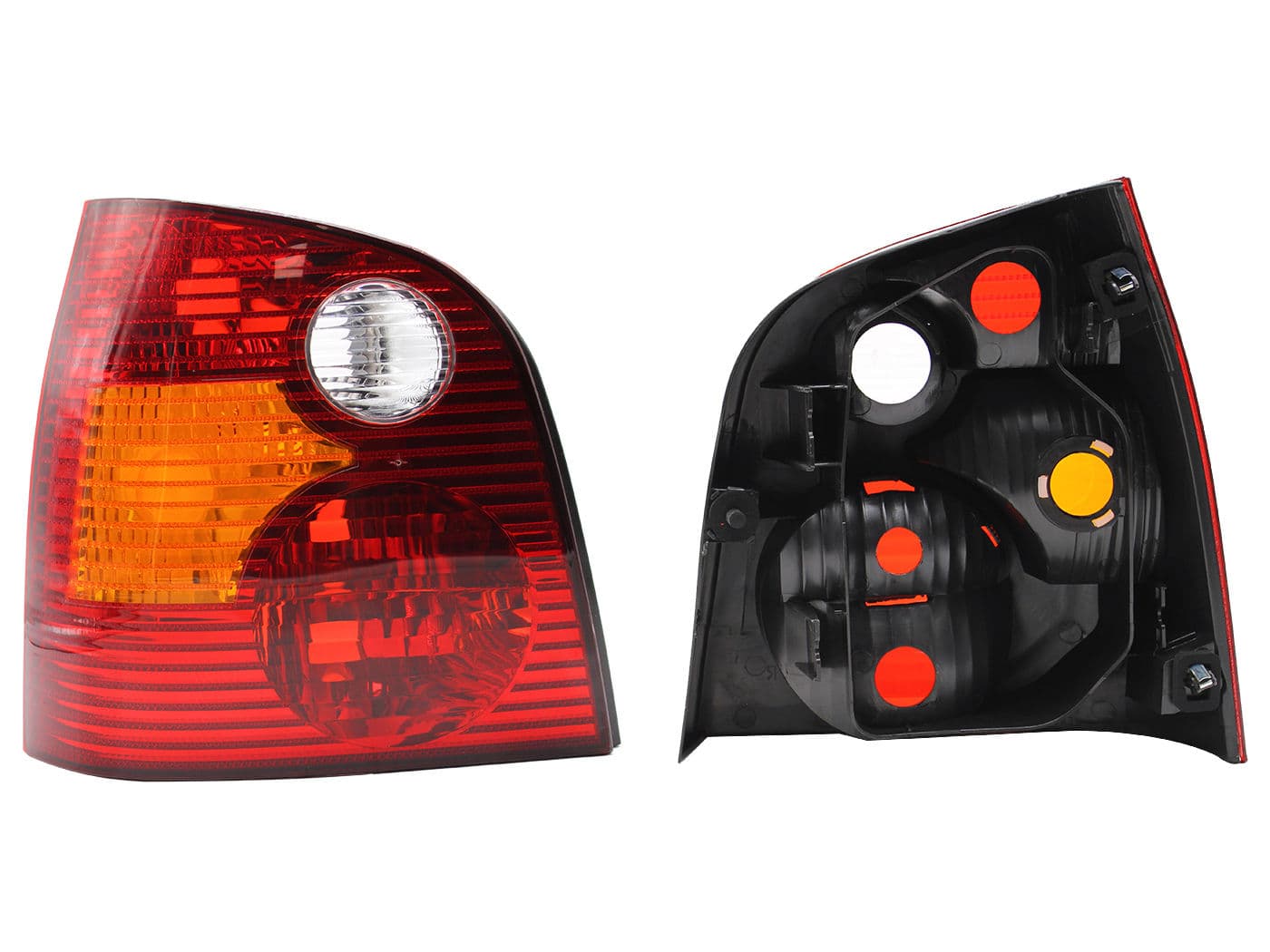 Calavera Izquierda Volkswagen POLO 5 Puertas 2003-2007 Sin Arnés Rojo Blanco Ámbar
