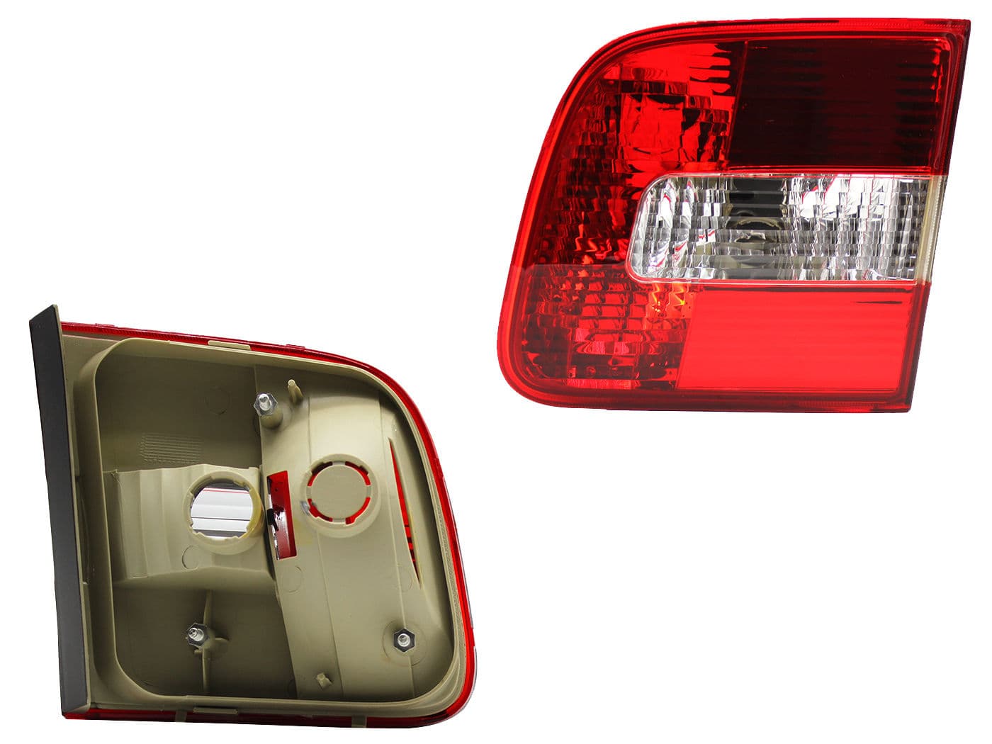 Calavera Derecha Interior Volkswagen POLO 4 Puertas 2003-2007 Sin Arnés Rojo Blanco