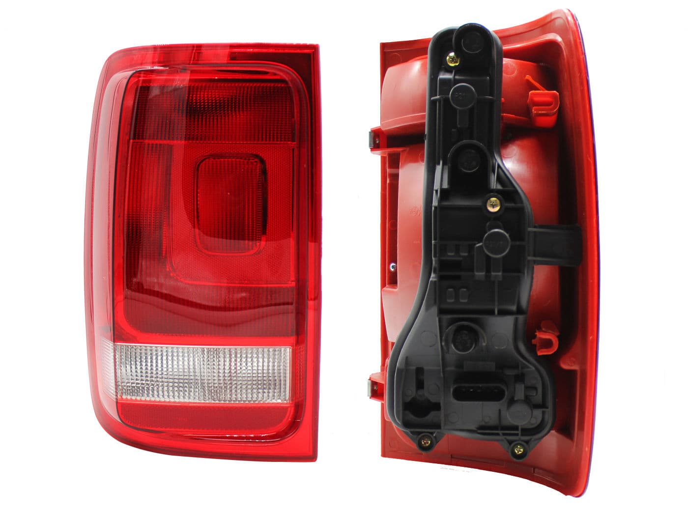 Calavera Izquierda Volkswagen Amarok 2010-2017 Con Arnés Rojo Blanco