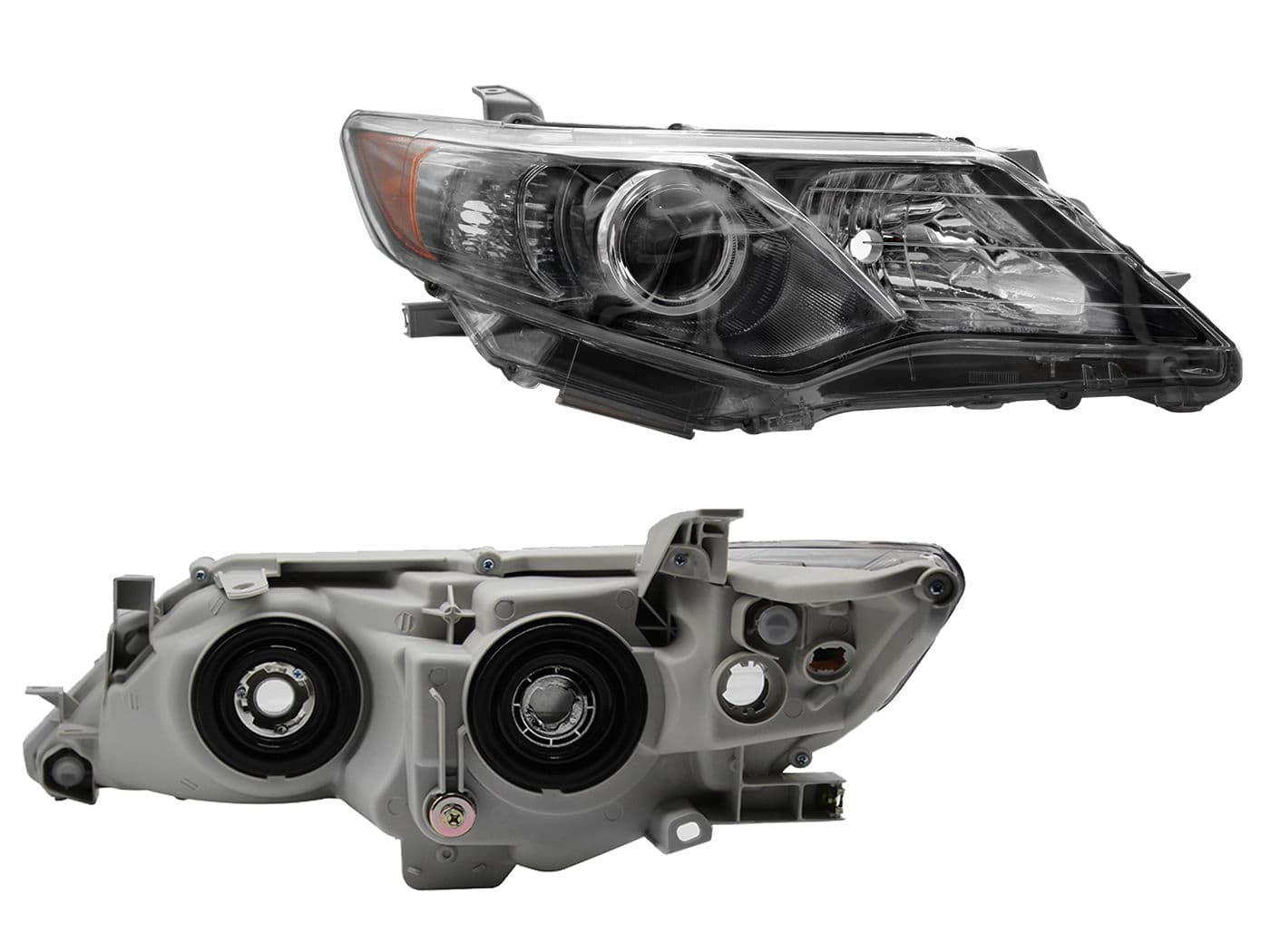 Faro Derecho Toyota CAMRY 2012-2014 Con Lupa Con Mica Ámbar