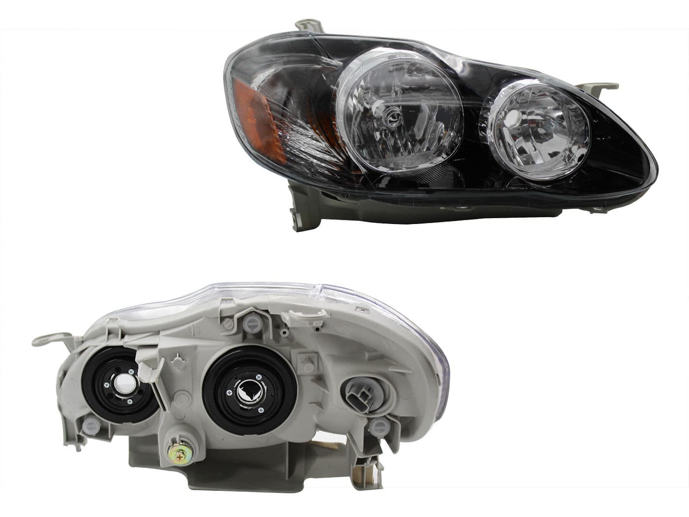 Faro Derecho Toyota COROLLA 2005-2008 Con Mica Ámbar
