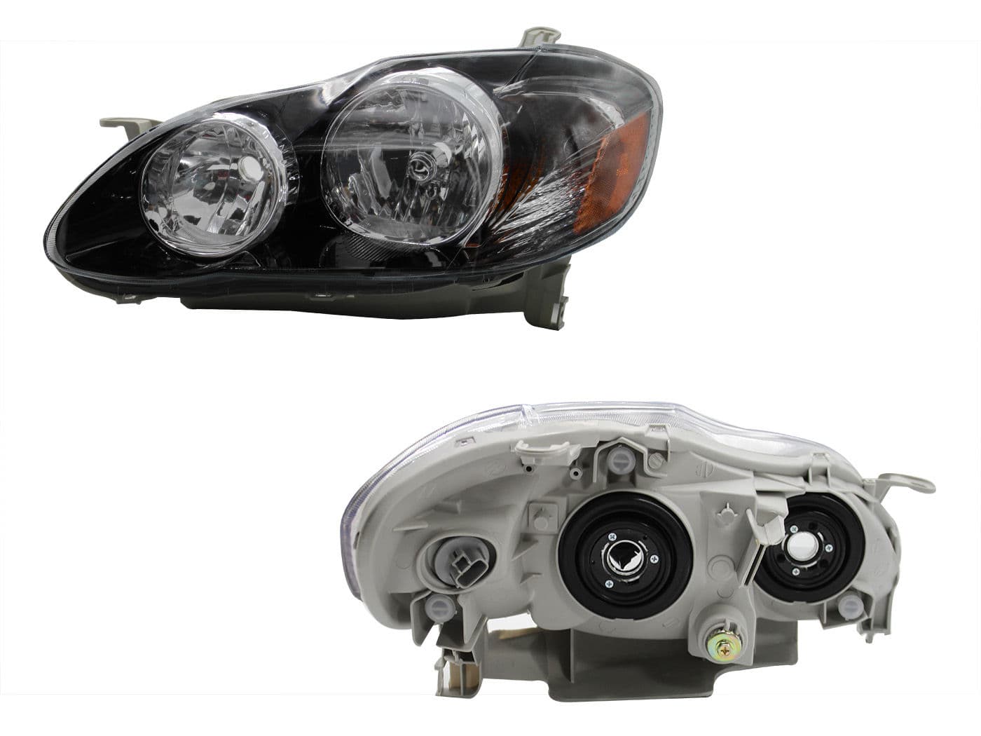 Faro Izquierdo Toyota COROLLA 2005-2008 Con Mica Ámbar