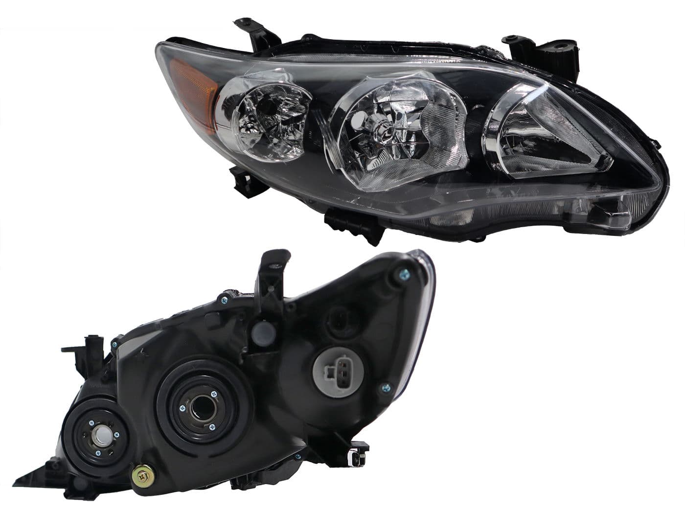Faro Derecho Toyota COROLLA 2011-2013 Con Mica Ámbar
