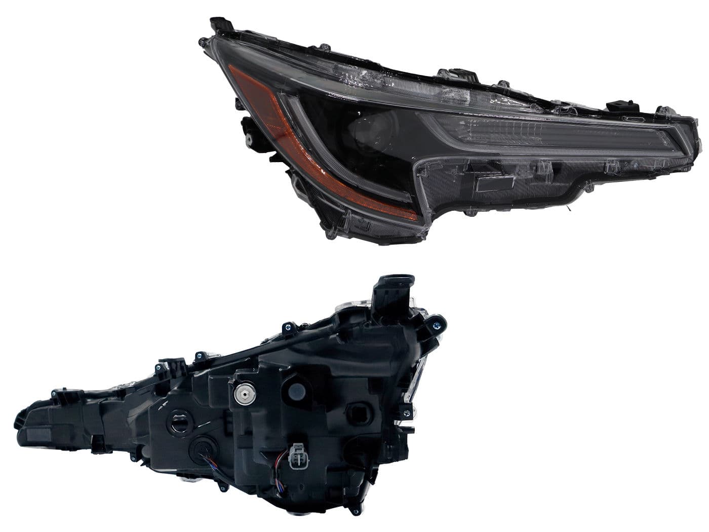 Faro Derecho Toyota COROLLA BASE/LE 2020-2025 Con Lupa Con Led