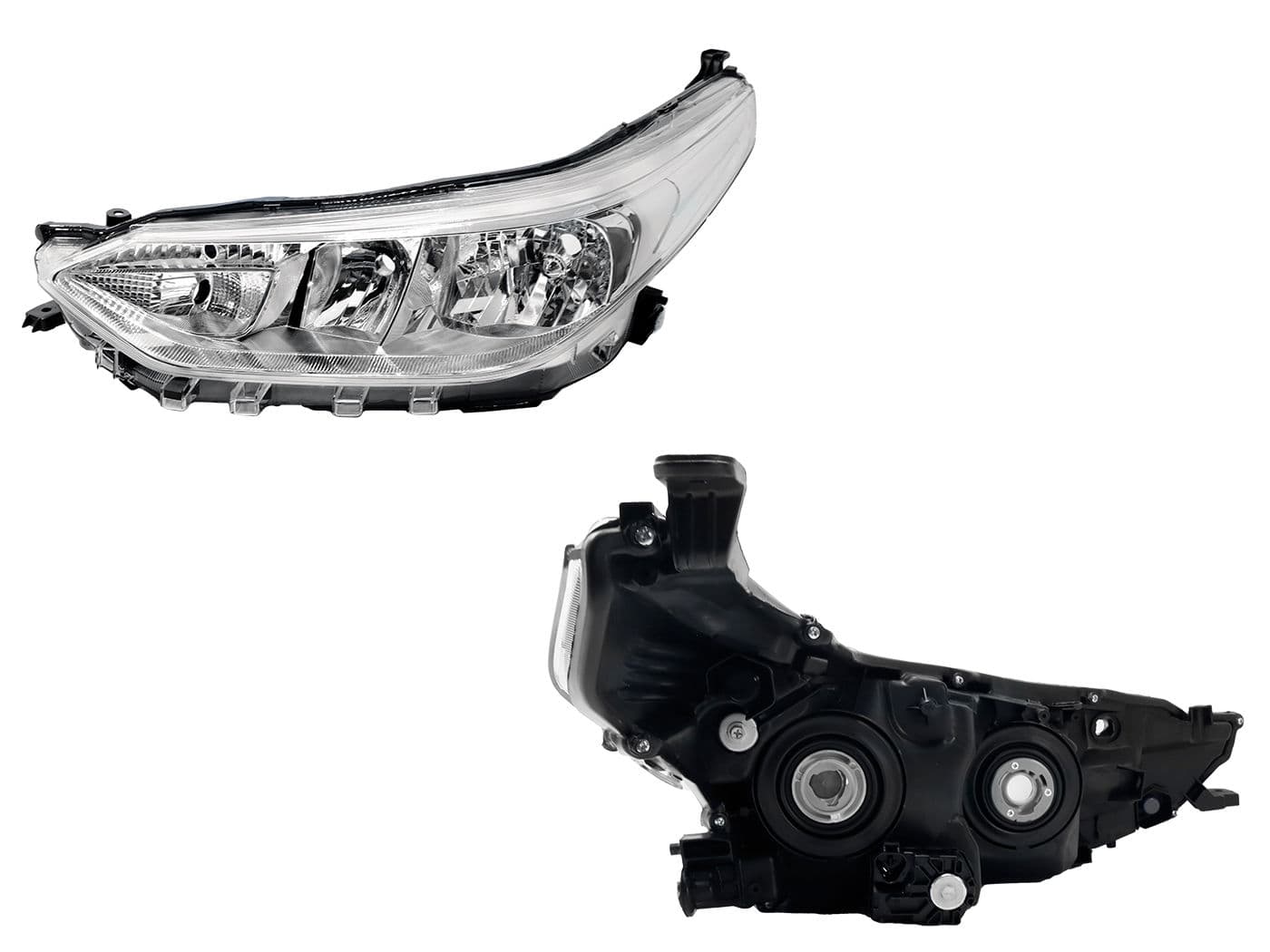 Faro Izquierdo Toyota YARIS 4 Puertas 2018-2020 Fondo Cromado