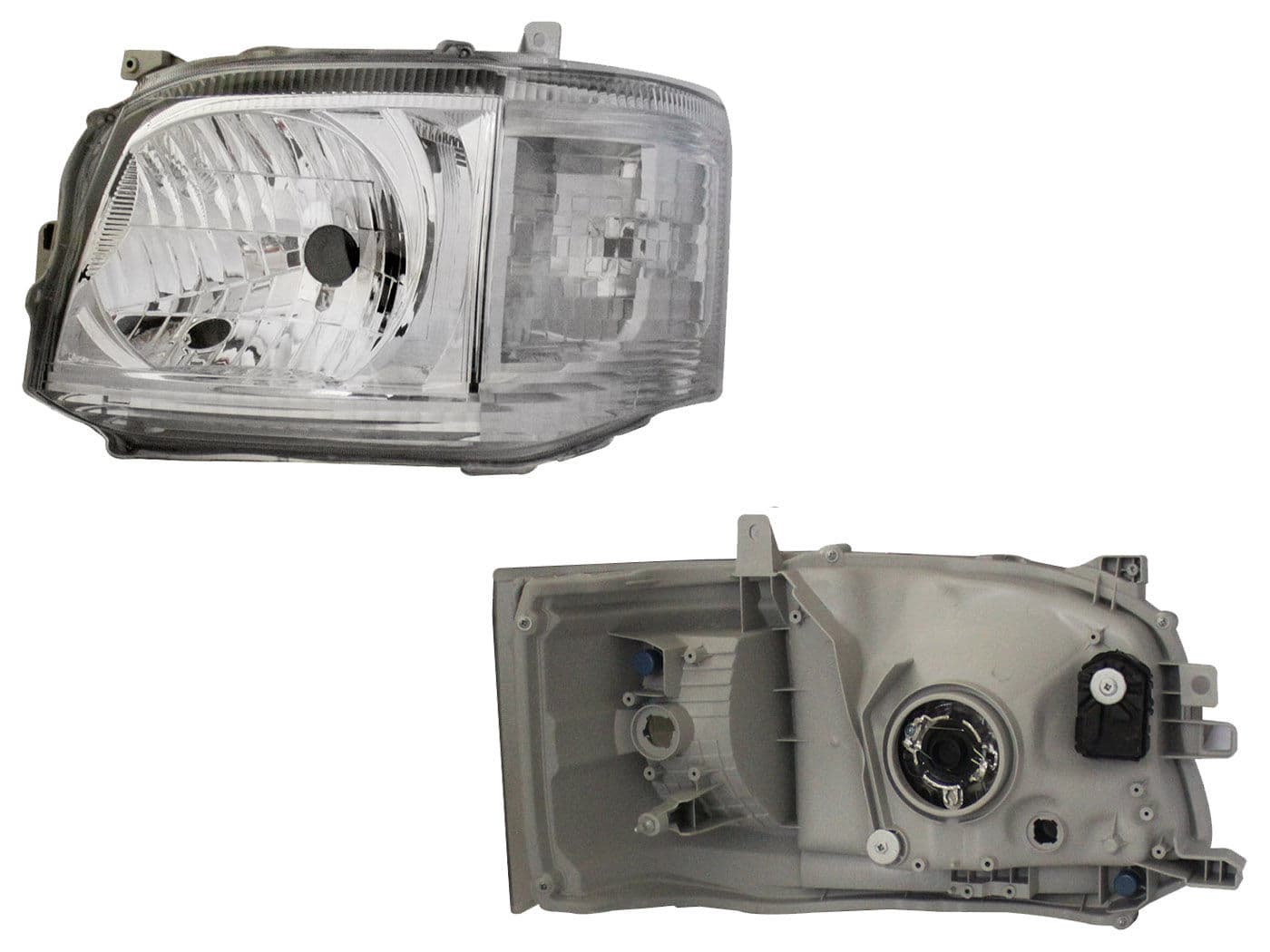 Faro Izquierdo Toyota HIACE 2011-2013 Fondo Cromado