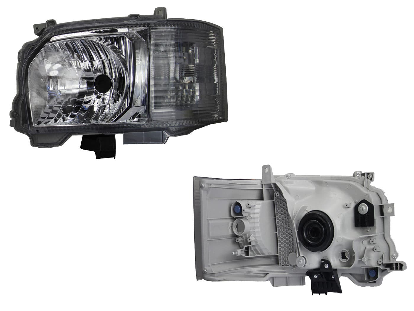 Faro Izquierdo Toyota HIACE 2014-2019 Fondo Cromado