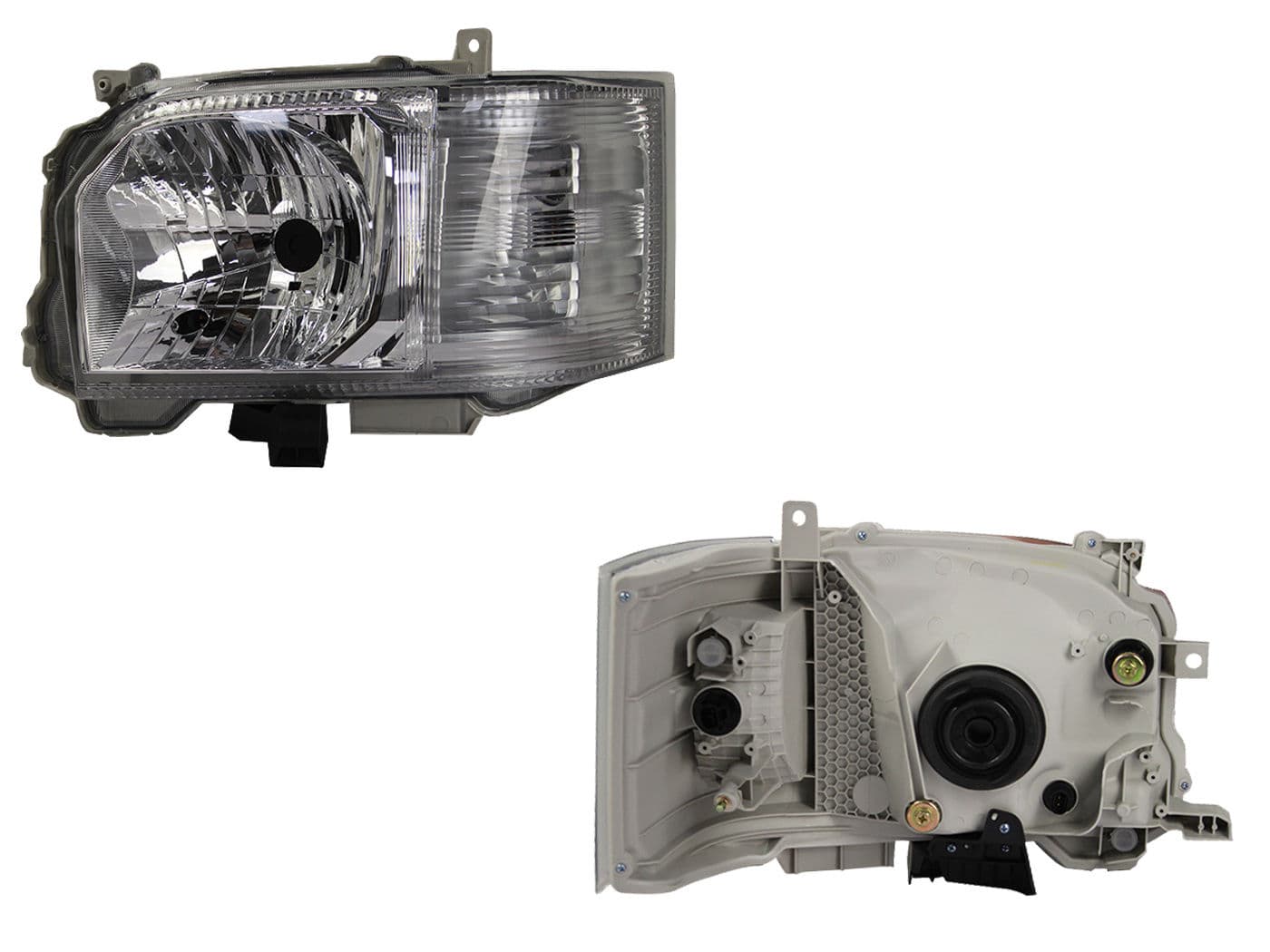 Faro Izquierdo Toyota HIACE 2014-2019 Fondo Cromado