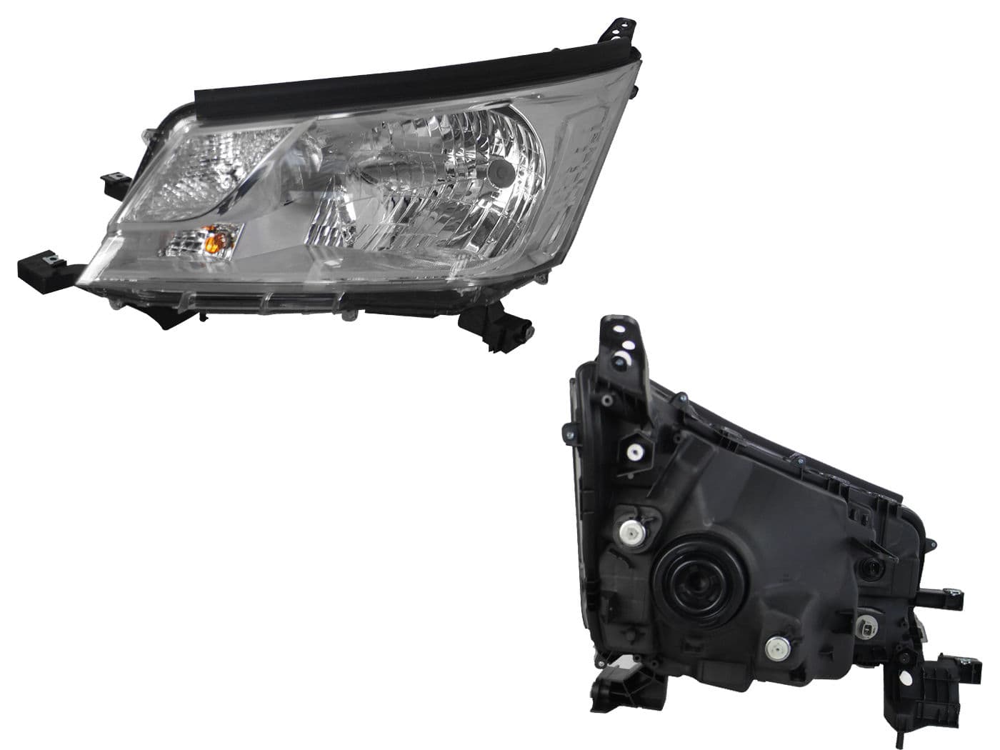 Faro Izquierdo Toyota HIACE 2020-2025 Fondo Cromado