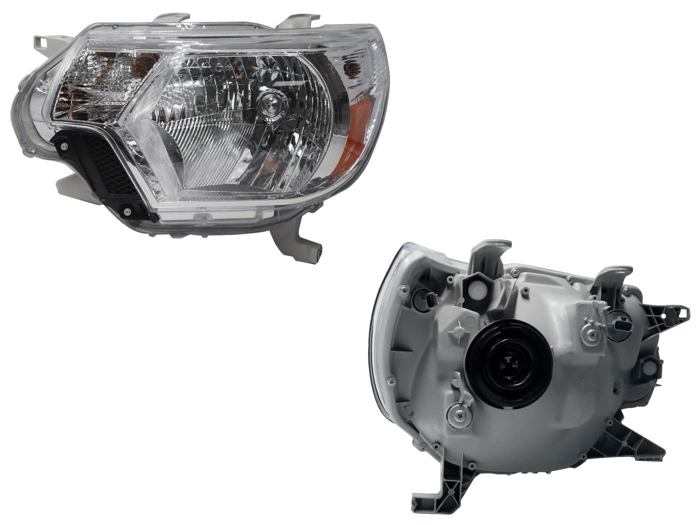 Faro Izquierdo Toyota TACOMA 2012-2015 Fondo Cromado