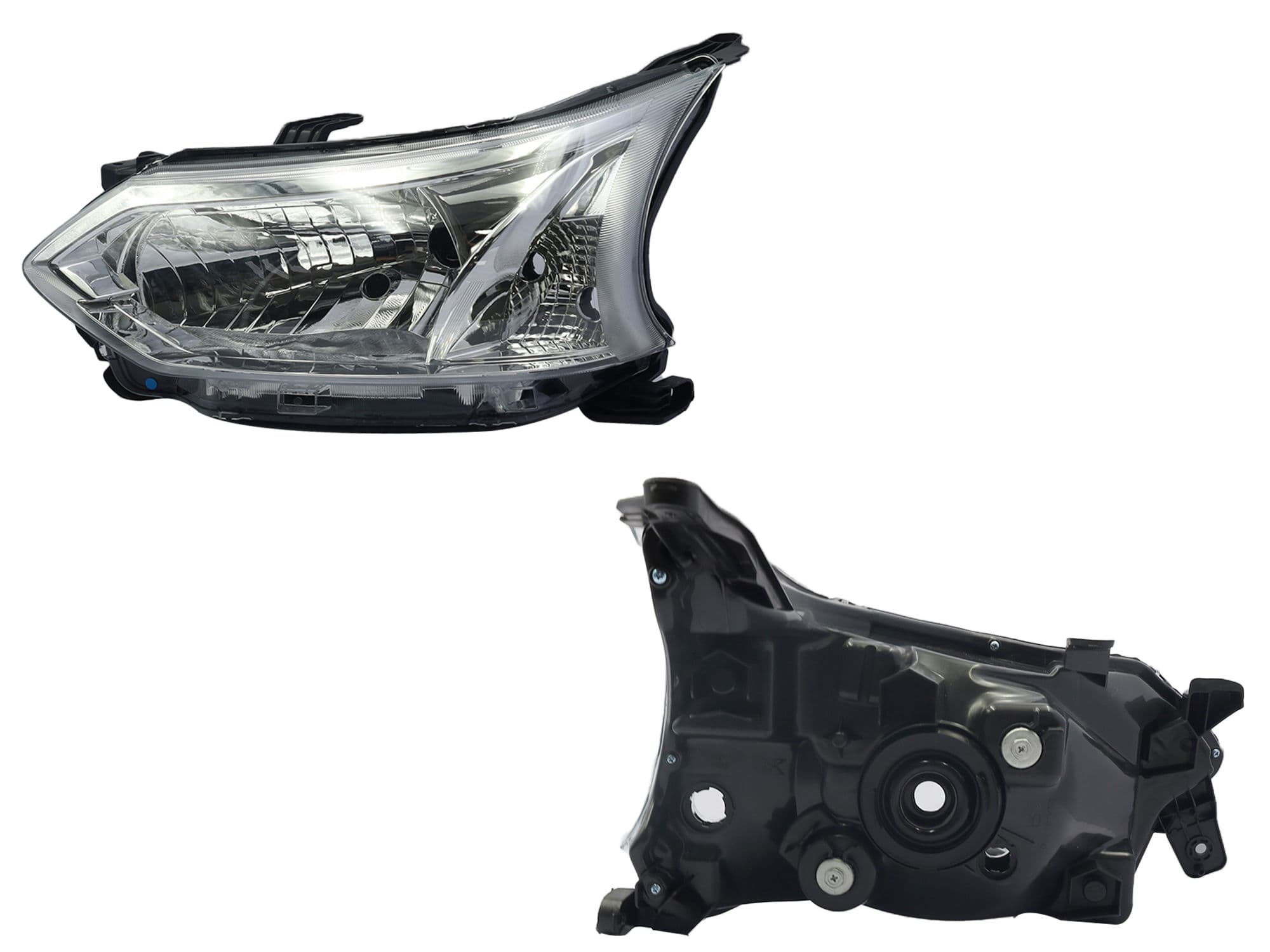 Faro Izquierdo Toyota AVANZA 2016-2019 Fondo Cromado