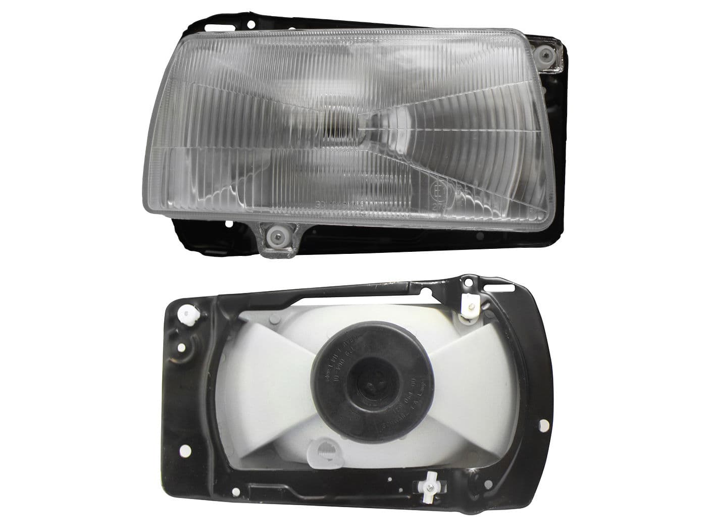 Faro Derecho Volkswagen JETTA A2 1987-1992 Con Base Fondo Cromado