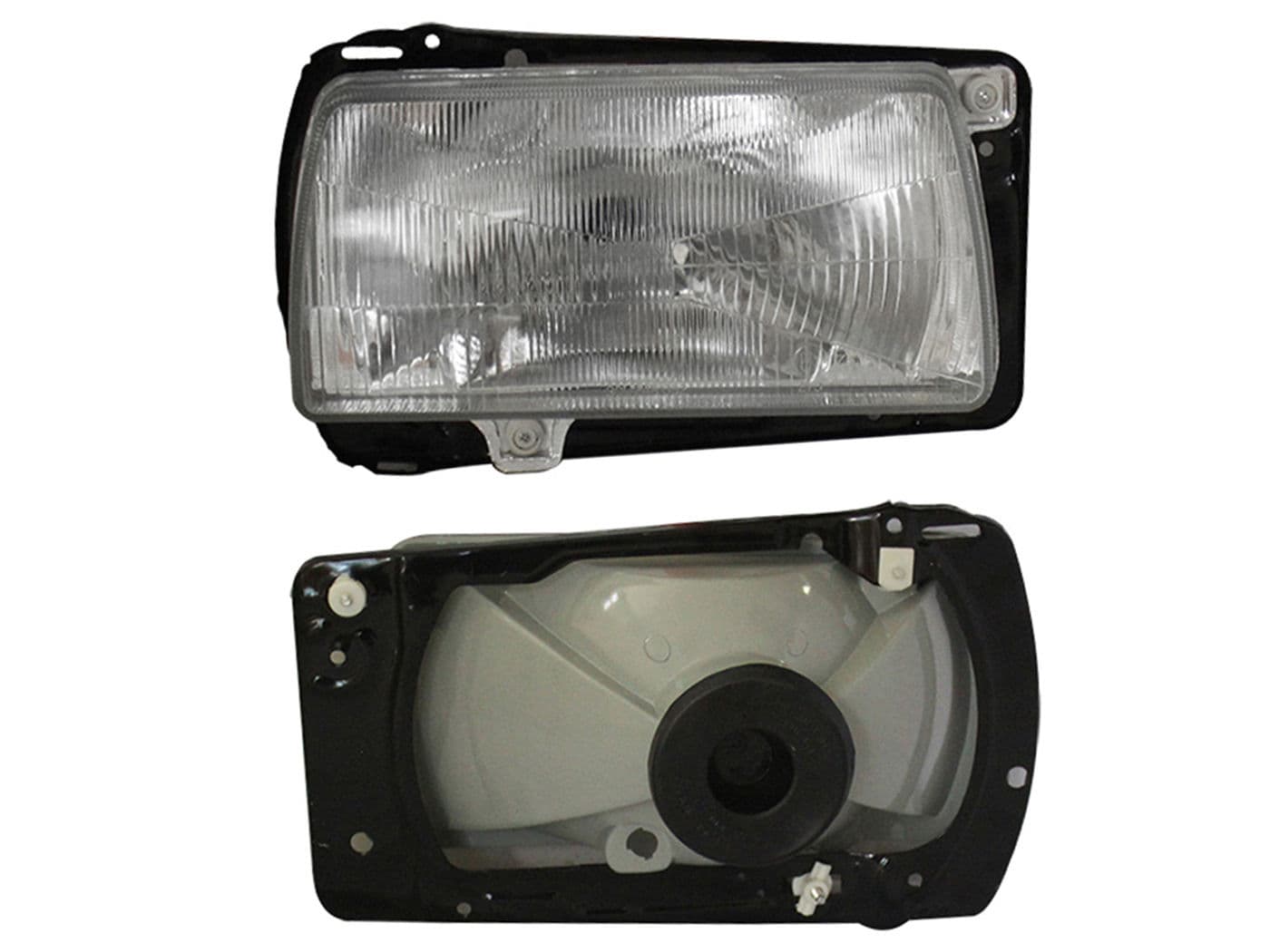 Faro Derecho Volkswagen JETTA A2 1987-1992 Con Base Fondo Cromado